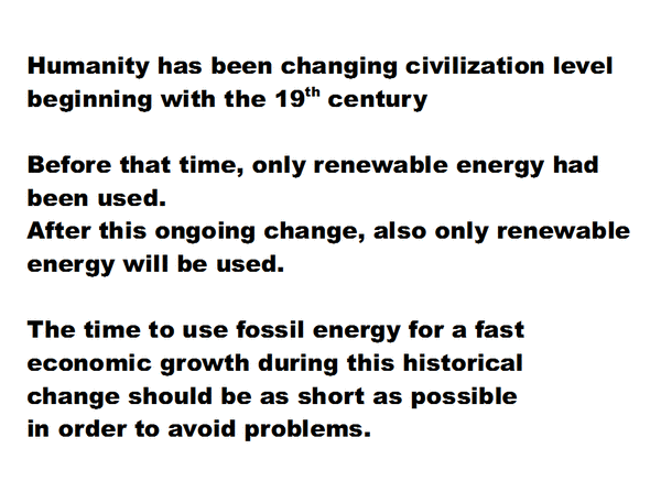 Civilization jump
Key note from PEGE at the 1st world emerging industries summit September 1st 2010 in Changchun China. Page 06 from 22. PDF